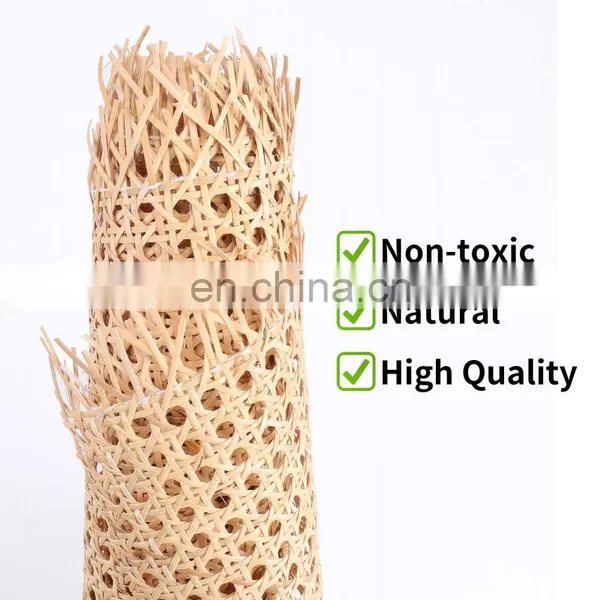 Professional Eco-Friendly Best Quality Rattan Cane Roll Hexagon Natural Rattan Cane Webbing Rattan Webbing Cane With Low Price photo-3