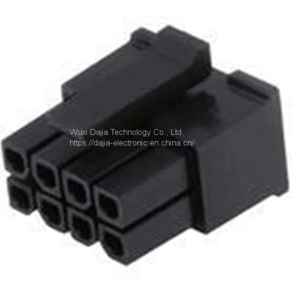 Micro-Fit 3.0 Receptacle Housing, Dual Row, 8 Circuits, UL 94V-0, Low-Halogen, Black 430250800 photo-2