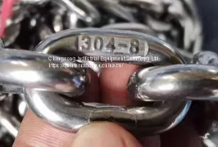 304 Stainless Steel Flash Butt Welding Link Chain photo-3