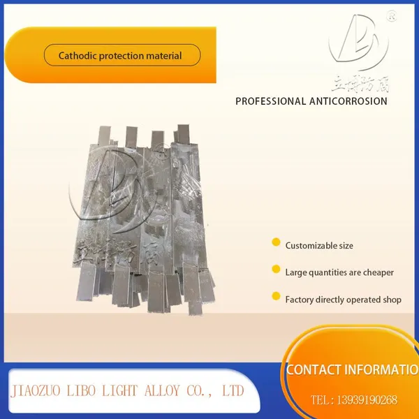 Cable Zinc Alloy Sacrificial Anode