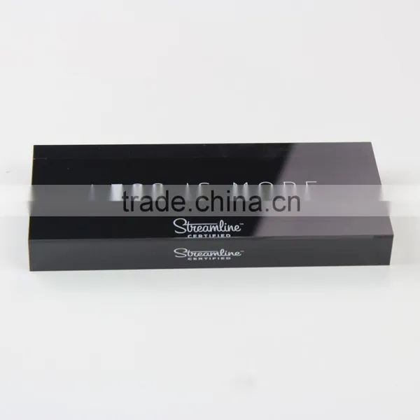 Transparent Lucite Sign Block Lucite Logo Block photo-4