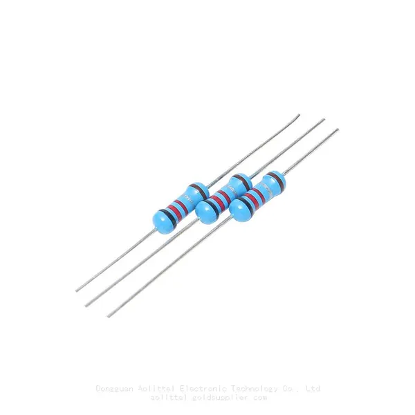 MF Resistor 0.5W 0.25W 1W 2W 3W 5W 0.1R To 10Mohm Resistance Customizable Metal Film Resistor