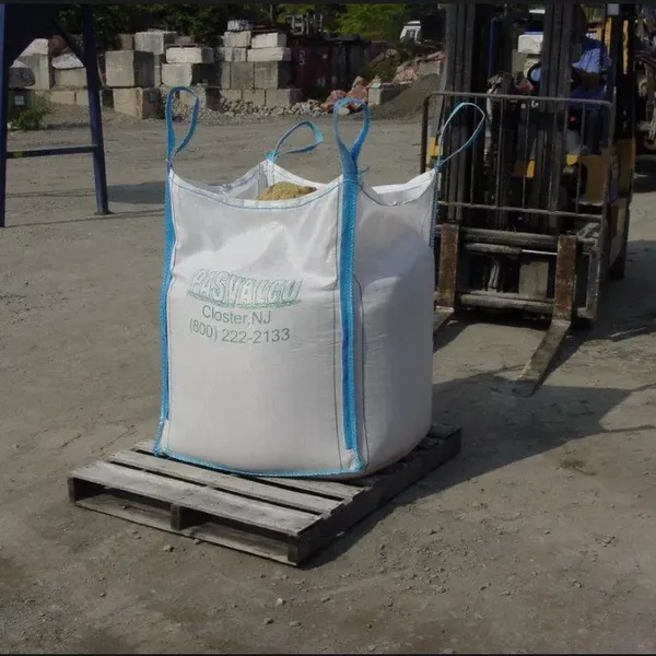 PP Woven Sacks 1 Ton Tote Bag Type A Bulka FIBC Formstable Waterproof Woven Sacks 1 Cubic Meter Bulk Vented Log Bags Super Sacks photo-2