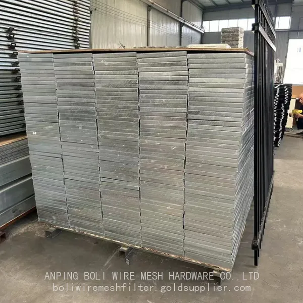 Hot Dip Galvanizing Flooring Bar Grating /Heavy-Duty Industrial Flooring /Hot STEEL Bar Grating.Welded Steel Grating Flooring photo-4