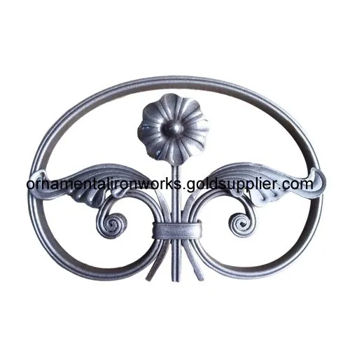Wrought Iron Roses Luxury Decorative Steel for Metal Stair photo-2
