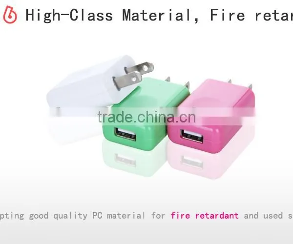 Single Usb to Wall Charger Home AC Charger US Adapter for Samsung Iphone photo-6