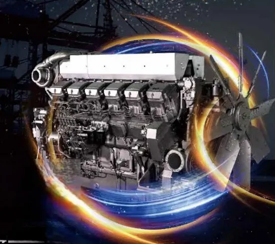 Shanghai Mitsubishi Engine SME S12R-PTA2-C Marine Diesel Engine 1100KW*1500rpm