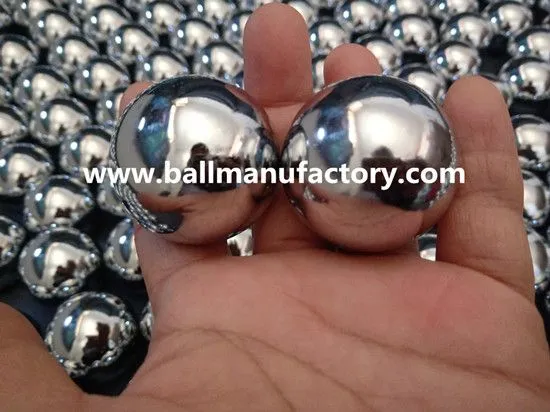 Supply Chinese Baoding Balls With Chiming in Silver Color Diameter 25-30-35-40-45-50-55mm photo-2