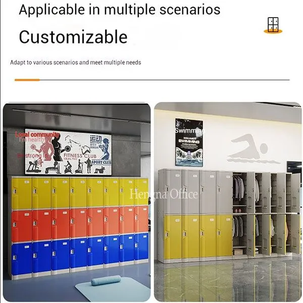 Bulk Price Modular ABS Plastic Lockers for Furniture Distributors | Hengna Colorful Wardrobe Storage System photo-3
