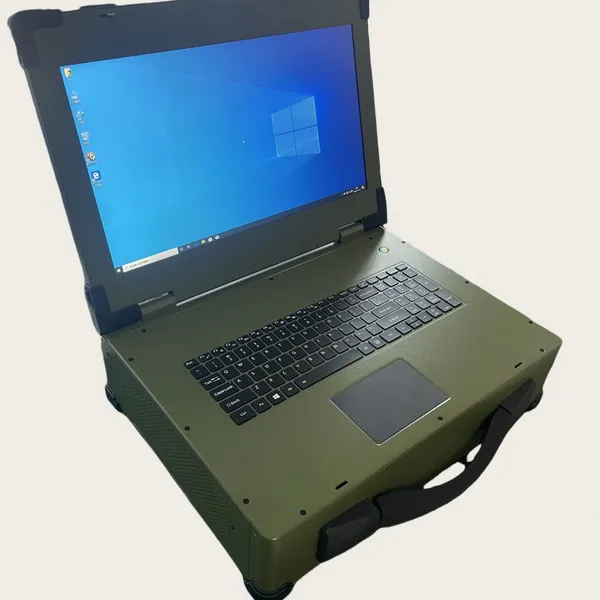 Rugged Laptop 17.3 Inch Portable Reinforced Computer 2U Height Chassis Low Power Consumption Excellent Heat Dissipation Intel Xeon CPU