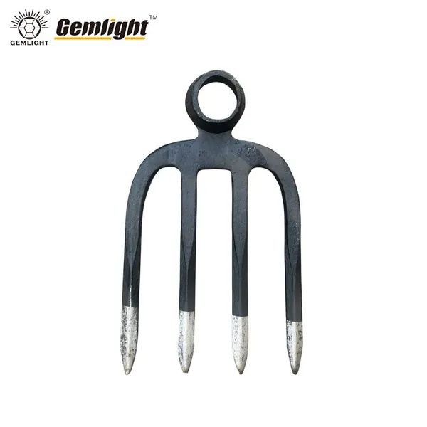 One Piece Forged Steel Forks Garden Fork Farming Tools for Agriculture Farm Digging Soil Turning and Manure Work photo-3