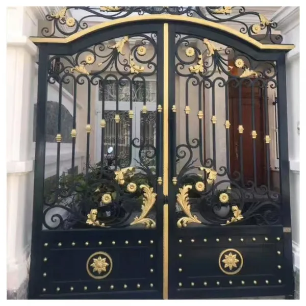 Home Garden Driveway Gates Wrought Iron Gate Aluminum Gate Design China