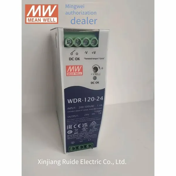 High-voltage 180~550vac Input Power Supply Wdr-120-24