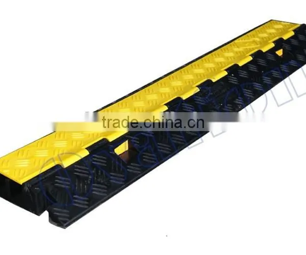2016 High PVC Quality 2-channel Cable Protector Floor Cover Use photo-5