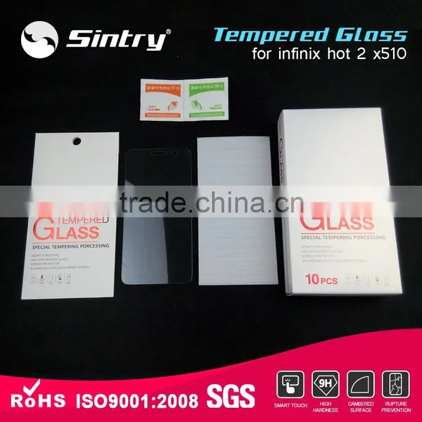 High Definition Tempered Glass Film Wholesale 2.5D Arc Edge 5.9inch Tempered Glass Screen Protector for Infinix Note 2 X600 photo-3
