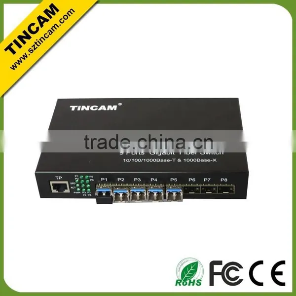 6 Port SFP Media Converter Optical Fiber Switch photo-6