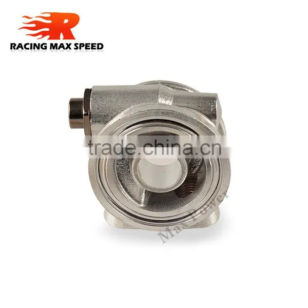 AN8 Universal Auto Thermostat Oil Cooler Sandwich Plate Oil Dapter Oil Sandwich photo-3