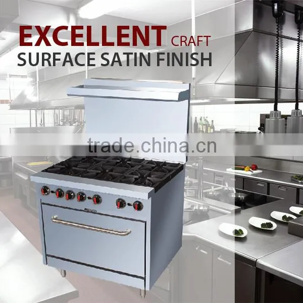6 Gas Burner With Gas Oven(with Rear Plate) photo-2