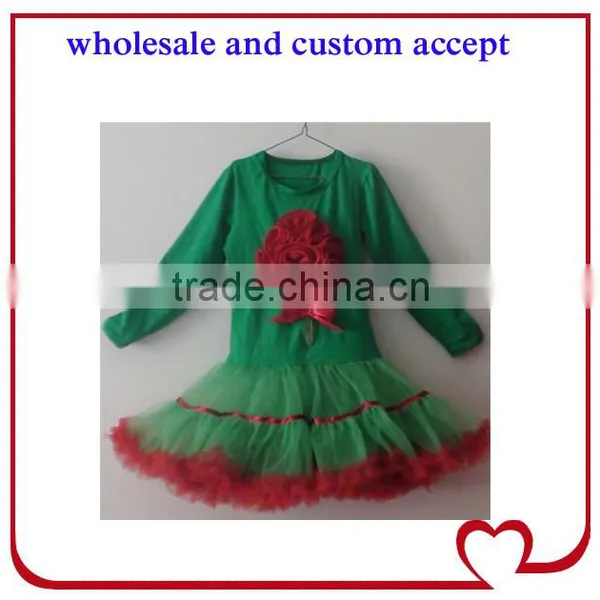 Santa Feather Tutu, Christams Long Dress Feather Skirt,prom Dress Long,wholesale Girls Tutu Dress,girls Party Dresses Kids photo-2