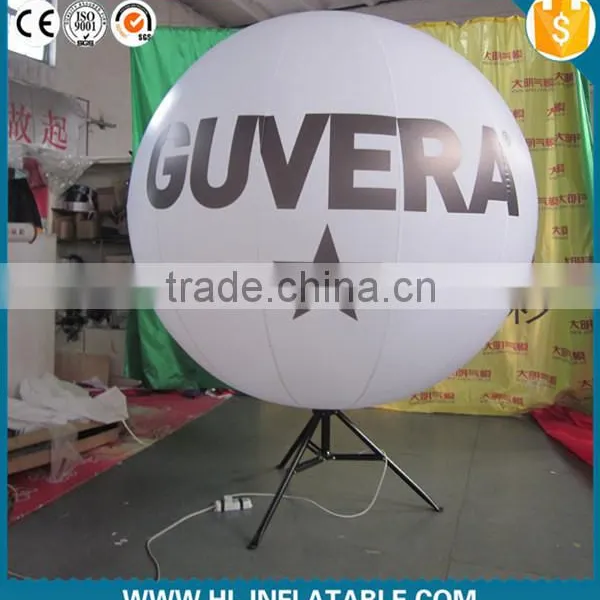 Advertising Products Colorful Inflatable Led Tripod Head Ball for Advertisment