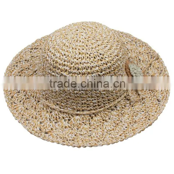 Handmade New Custom Short Birm Straw Boater Hat photo-2