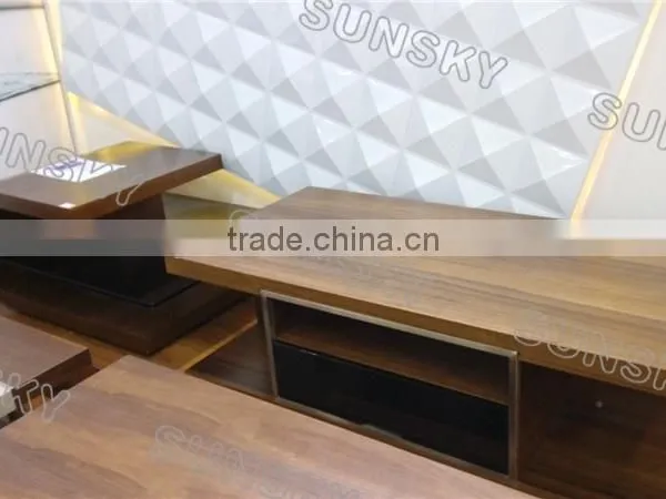 Mango Modern Home Furniture Wooden High Glossy Led Coffee Table 1479A photo-2