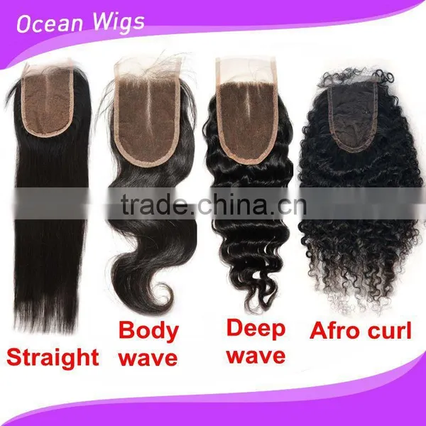 High Quality Bangs Lace Jerry Curl Closure photo-2