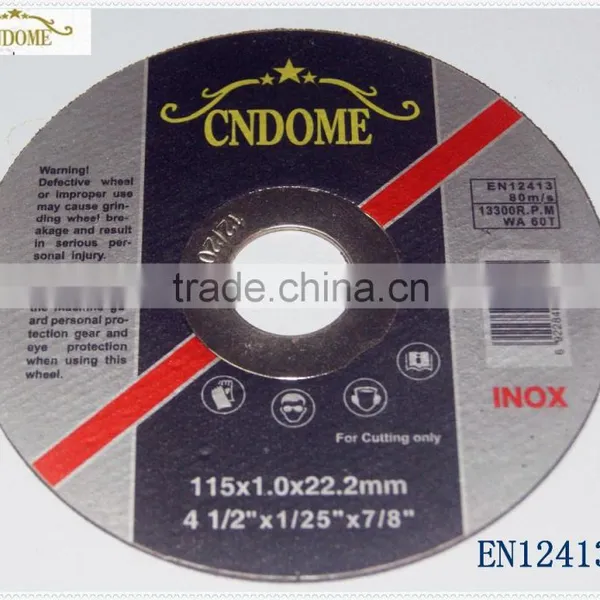 125*1 mm Thin Cutting Disc for Metal (T41) With EN12413
