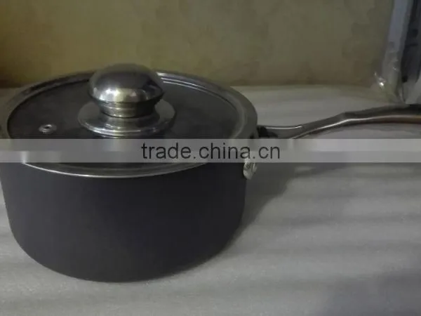 Forged/Hard Anodized Type Aluminum Nonstick Casserole Stock Pot Saucepan Milk Pot Kitchenwares photo-2
