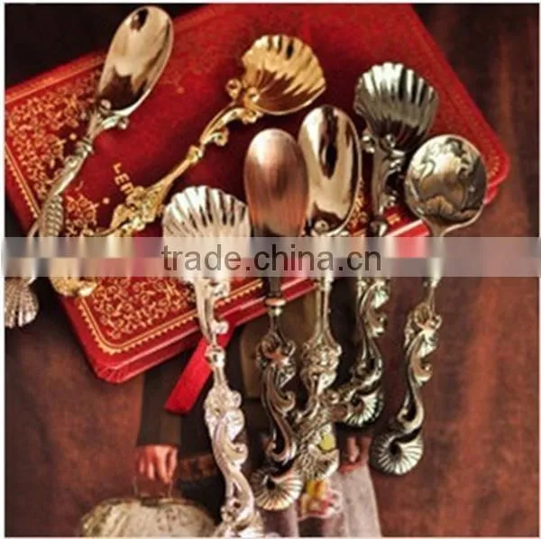 M014 Manufacture Wholesale Retro Fashion Coffee Spoon photo-2