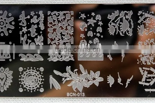 Nail DIY Tips Design Black Nail Art Image Printing Plate Polish Stamping Template Low-priced photo-6