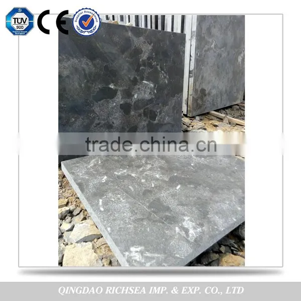 Chinese Amazing Quality Flamed Blue Stone / Bluestone Limestone Slabs Quality Choice photo-4