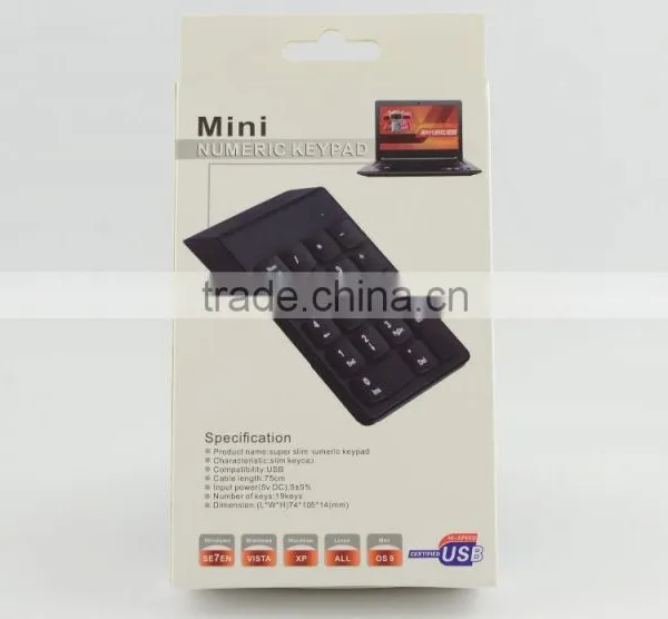 Wifeless 2.4 GHZ Numeric Keypad Small Digital Keyboard photo-4