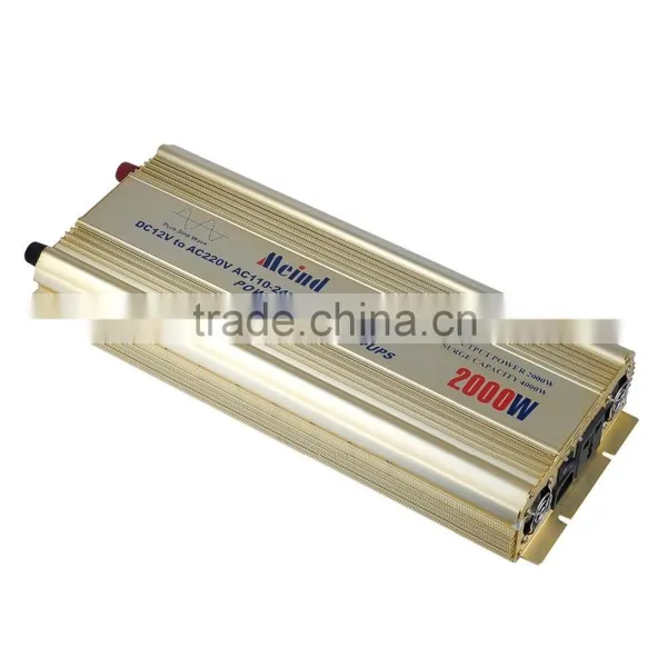 Multipurpose and High Quality True Pure Sine Wave 2000W DC12V/DC24V to AC220V Inverter for Solar Off-grid Power System photo-2