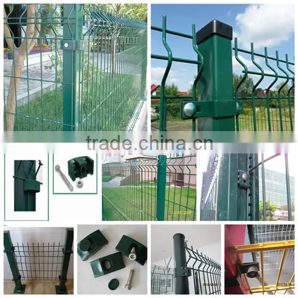 Hot Dipped Galvanized and Pvc Coated Security 3D Curved Welded Wire Mesh Fence photo-5