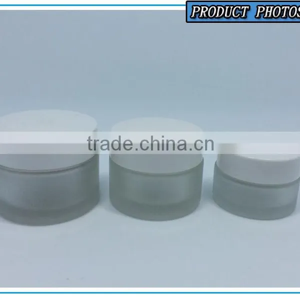 50ml 30ml 20ml Cosmetic Frosted Glass Cream Jar Quality Choice photo-2