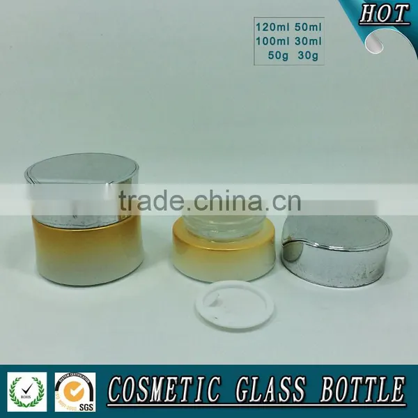 Luxury Cosmetic Empty Glass Lotion Bottle and Cosmetic Cream Jar photo-5