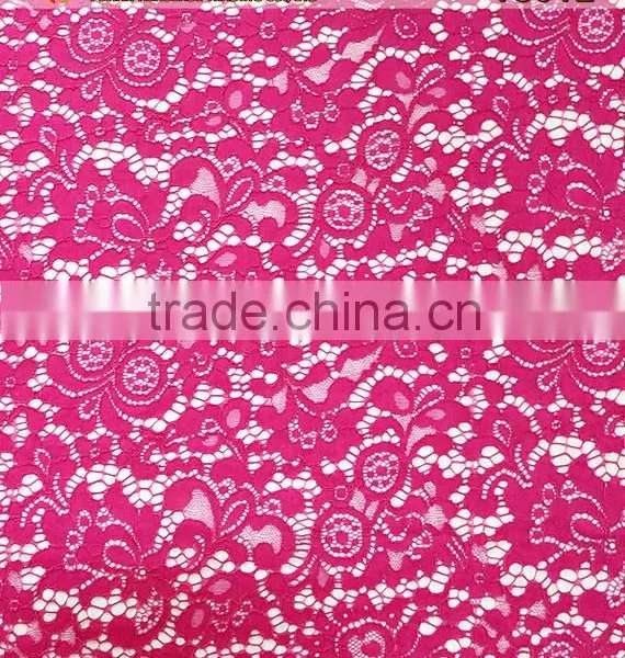 Wholesale High Quality Polyester Strand Lace Fabric T8012 photo-2