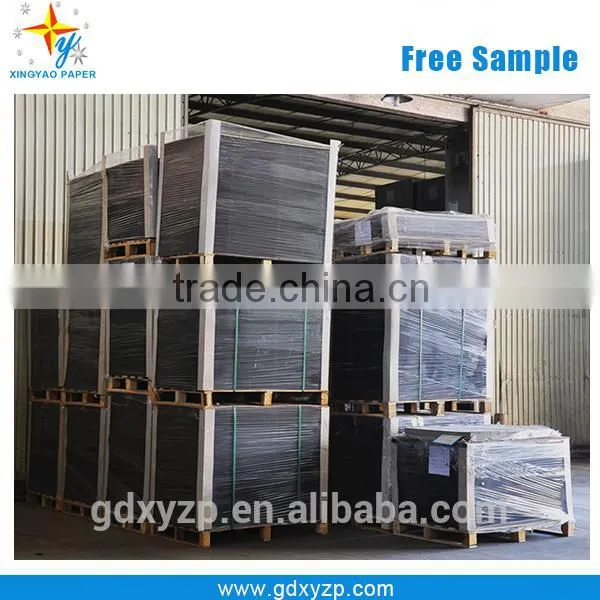 Two Sided Black Cardboard Paper/ High Quality Cheap Black Cardboard Paper photo-2