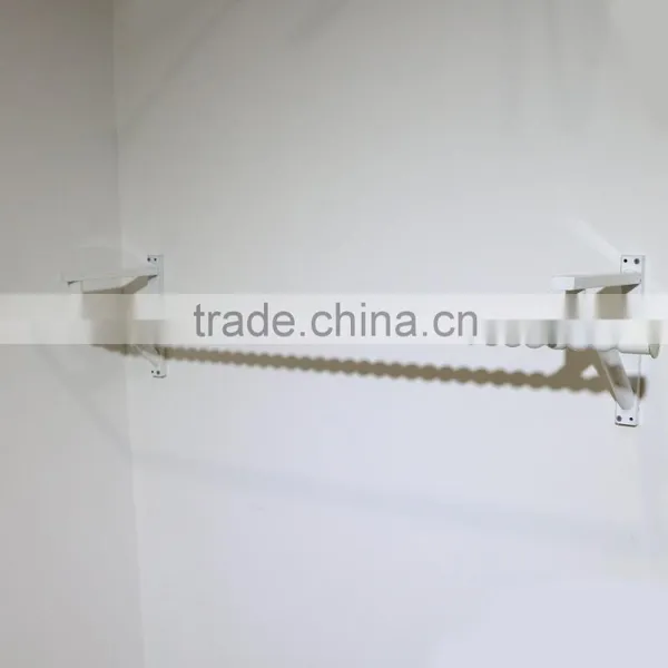 Metal Clothes Hanging Stand Wall Mounted Clothes Hanger Rack photo-2