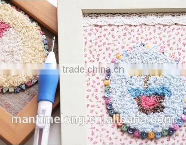 Three Sized Embroidery Stitching Needle Punching Punch Craft Tool Kit 2 Threader photo-5