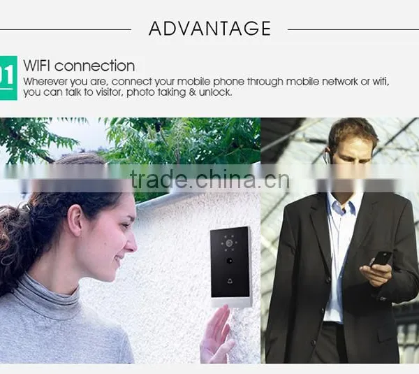 2016 New Arrival Wireless Wifi Video Door Phone Smart Doorbell Camera photo-4