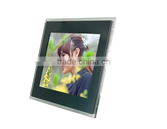 2016 New Style Acrylic Photofunia/photo Frame Mirror Top Sale Custom Glass 15inch Photo Frame photo-2