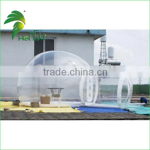 Durable Amazing PVC Waterproof Inflatable Outdoor Camping Clear Tent photo-2