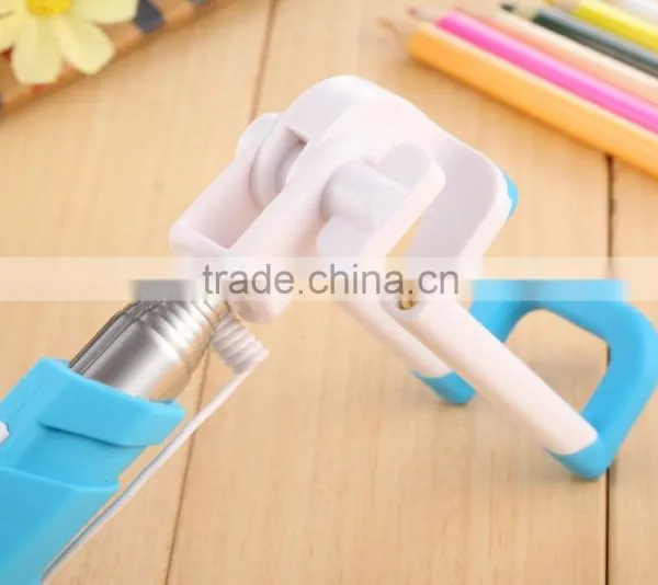 Whole Sale Mini Portable Colourful Rainbow Selfie Stick photo-6