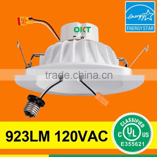 E26/GU24 Base UL ES Listed 6inch Dimmable Retrofit LED Downlight Kits for Office Hotel Residential Application photo-4