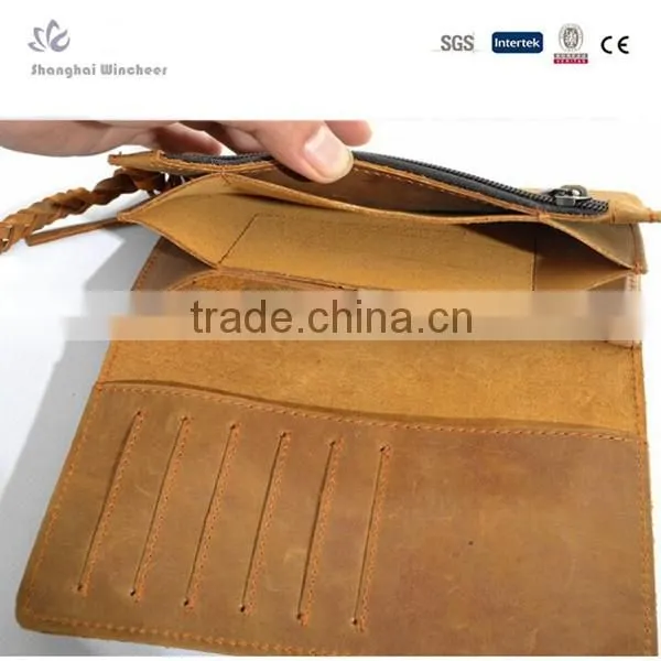 Unqiue Design Classic Bifold Genuine Leather Wallet Women photo-3