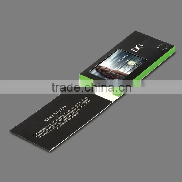MP4,WMV,AVI,MPG,FLV,MOV,3GP Video Format Tft Lcd Video Player Brochure Cards photo-6