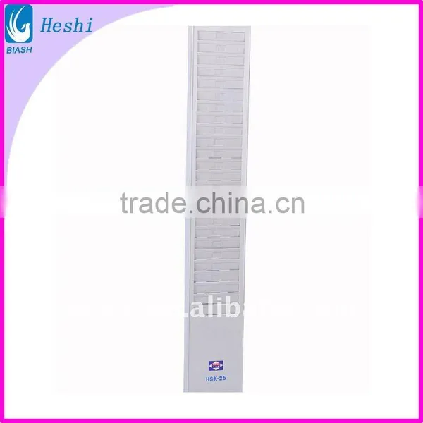 20 Slot Plastic Time Recording Machine Clock Card Rack
