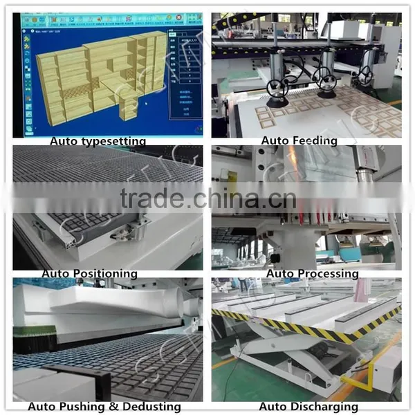 Furniture Production Line Making Machine Auto Feeding Atc 3d Cnc Wood Router Price photo-6
